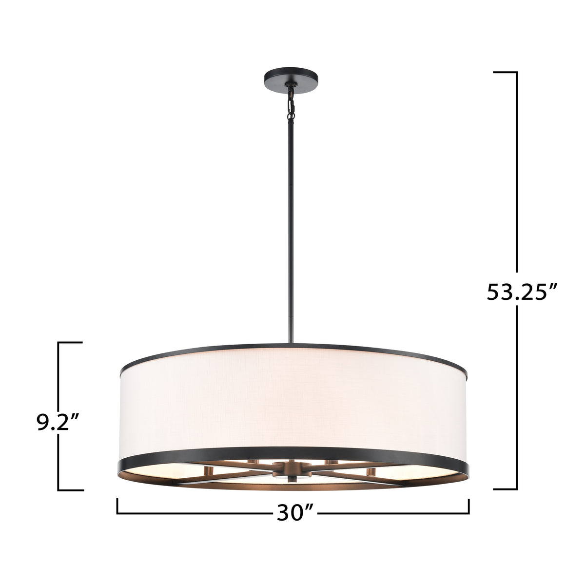 High Street 8 Light Island Light 30"