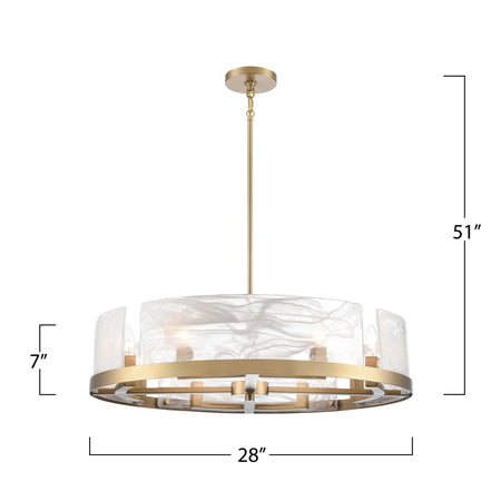 Skye 8 Light Chandelier