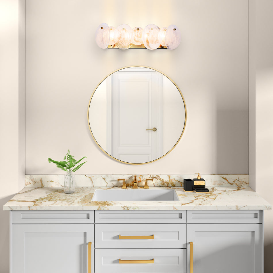 Lily 4 Light Bathroom Vanity