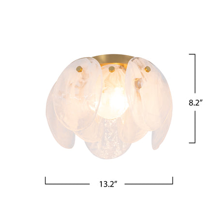 Lily 3 Light Semi Flush Mount