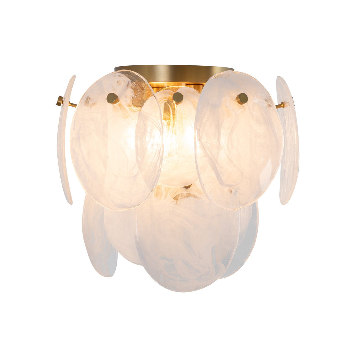 Lily 3 Light Semi Flush Mount