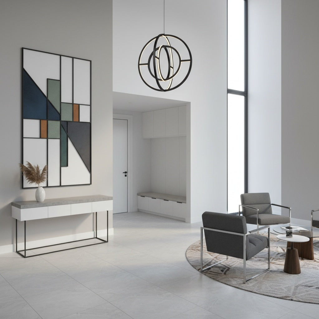 Celestial 65W LED Orb Chandelier by Artcraft