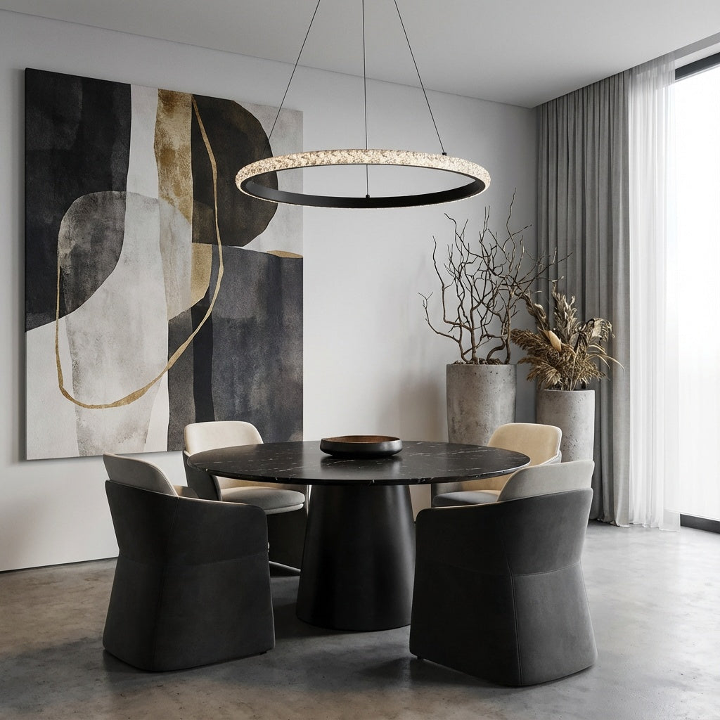 Nova 24W LED Pendant Black by Artcraft