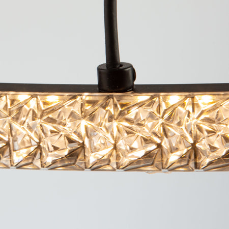 Nova 30W LED Pendant Black