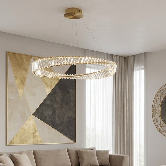 Stella 50W LED Pendant Brushed Brass by Artcraft