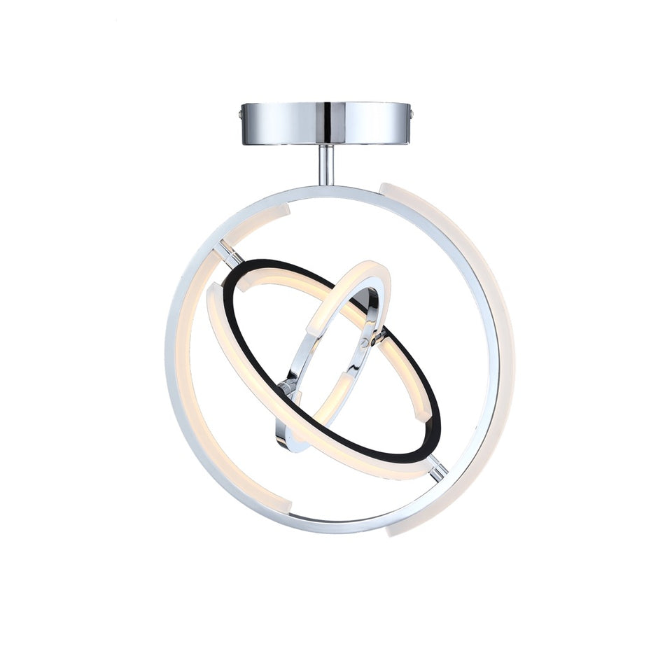 Trilogy Collection Integrated LED Semi Flush Mount