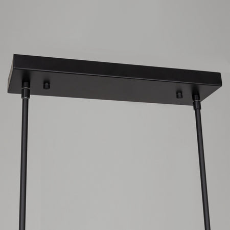 Cascata Collection Island Light Black and Brushed Brass