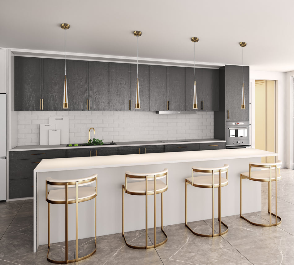 Sunnyvale Collection 1-Light Pendant Brass