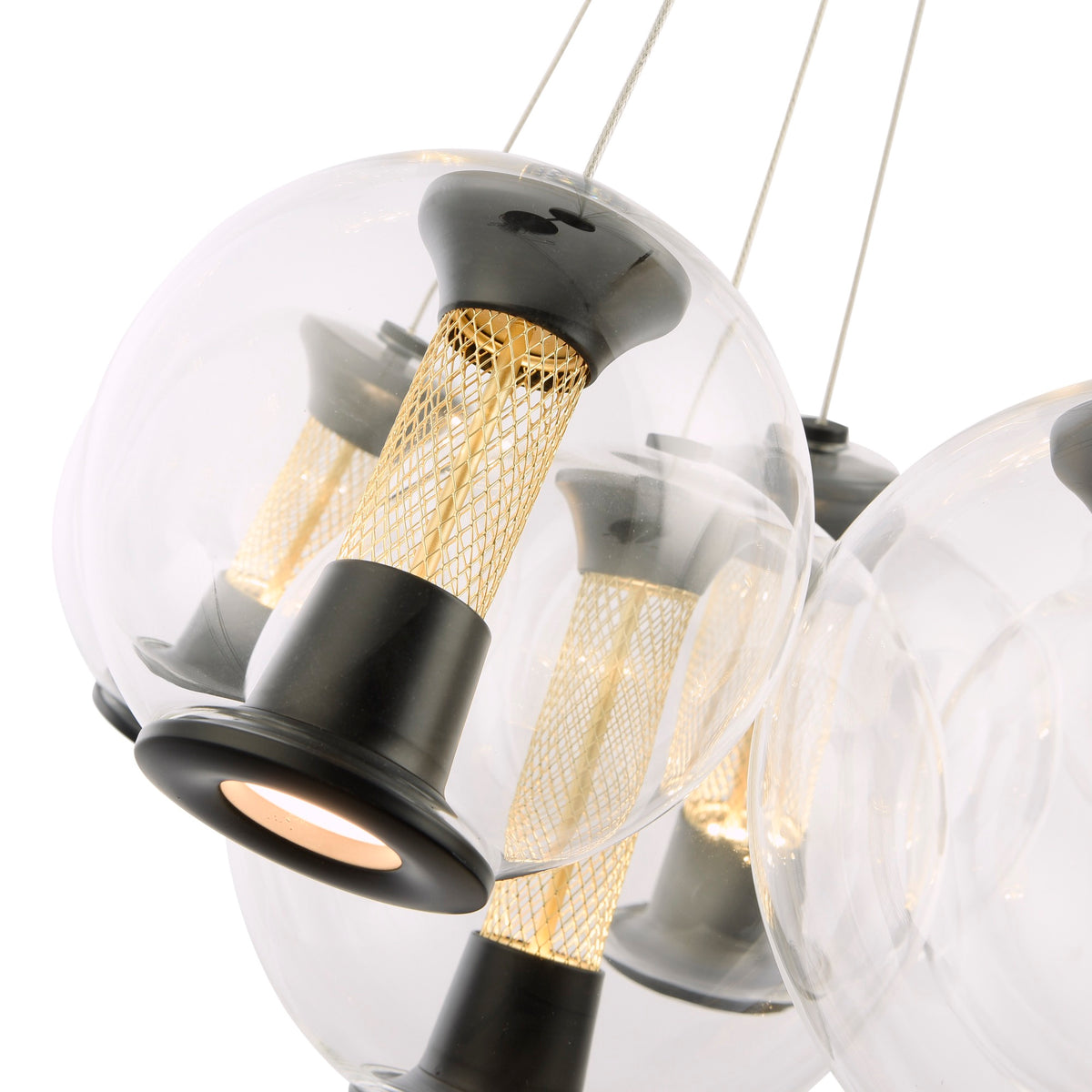 Arlo Collection 8-Light Chandelier Black