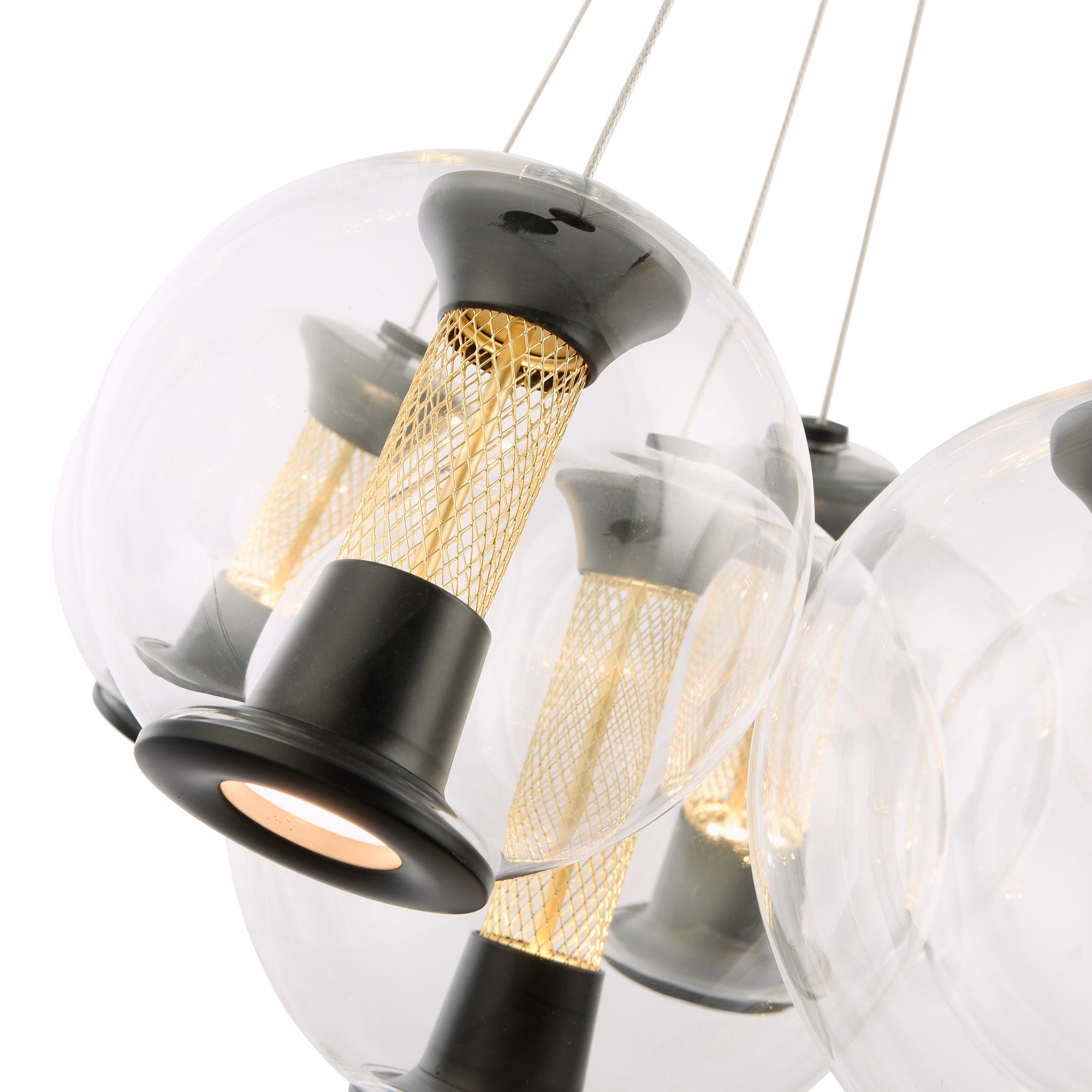 Arlo Collection 8-Light Chandelier Black