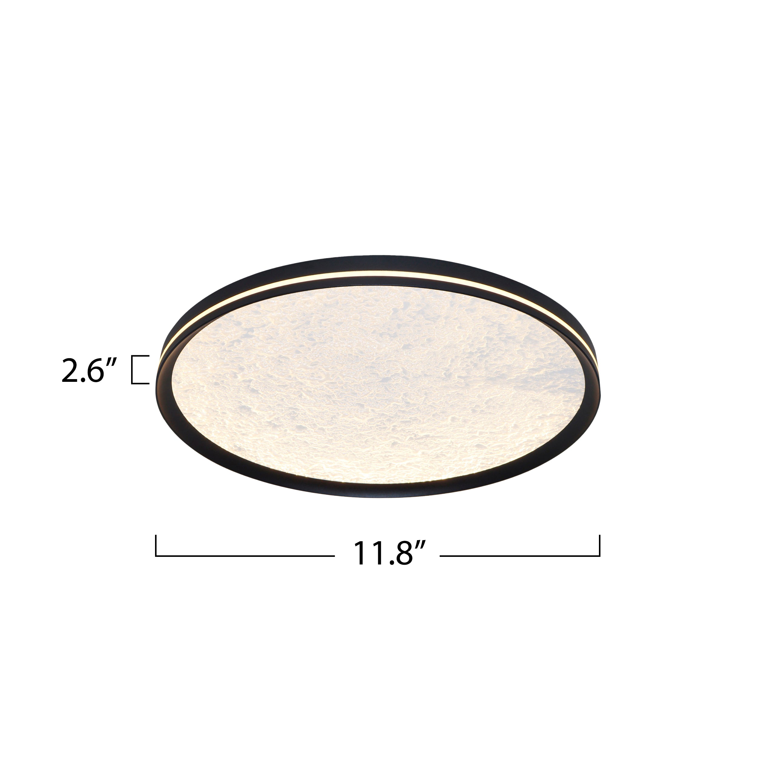 Luna Integrated LED Flush Mount 12"