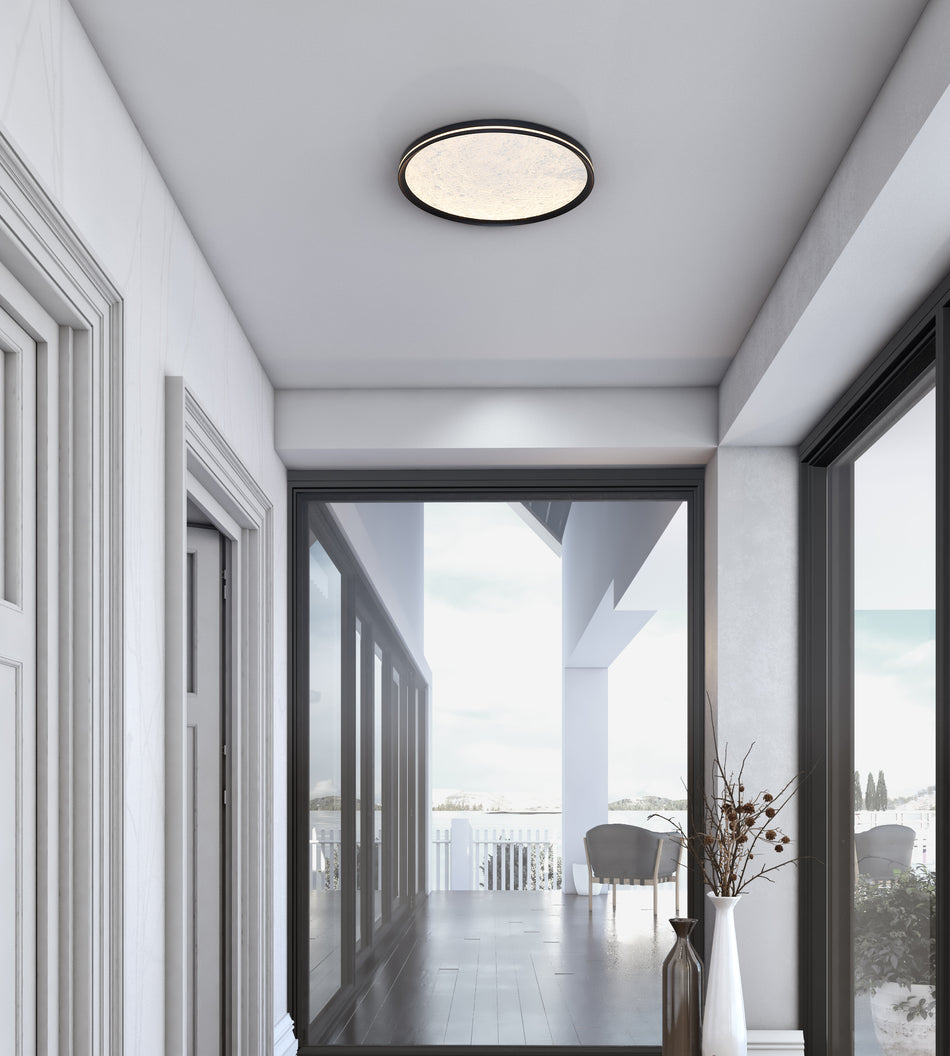 Luna Integrated LED Flush Mount 16"