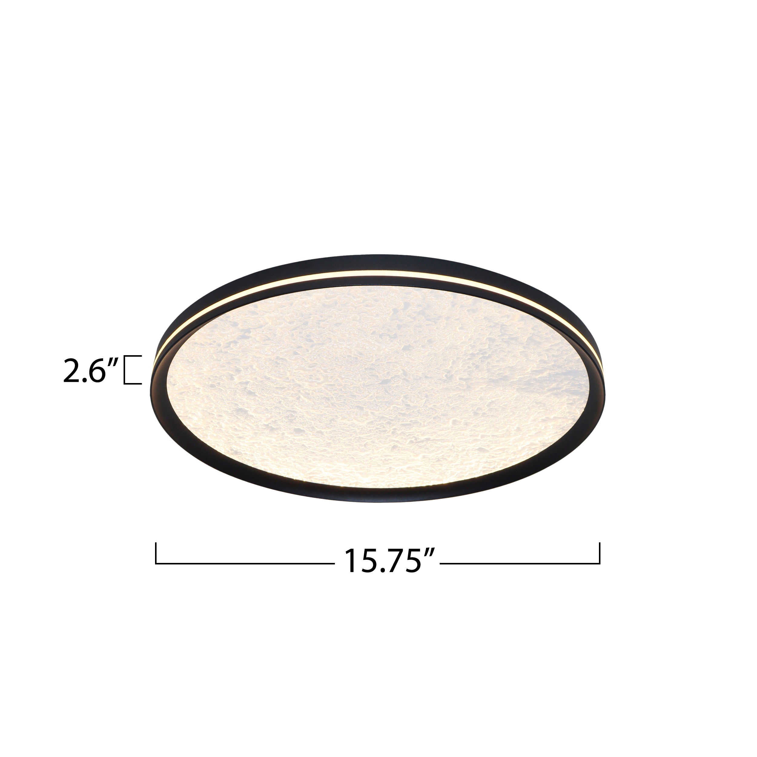 Luna Integrated LED Flush Mount 16"