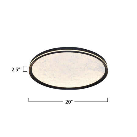 Luna Integrated LED Flush Mount 20"