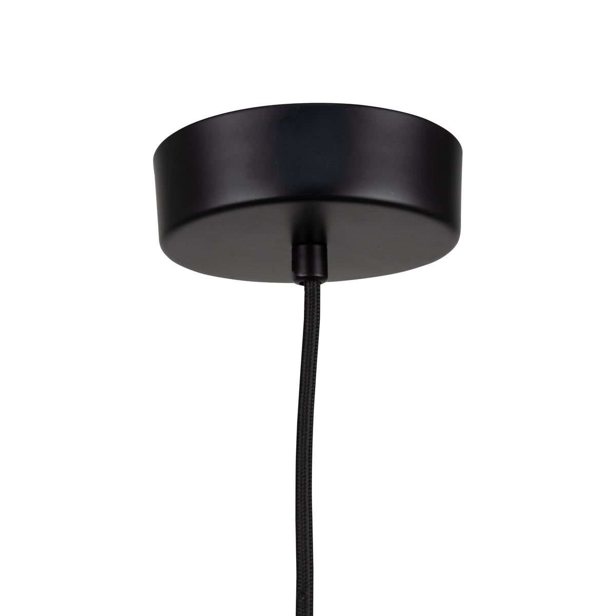 Lexi Collection 1-Light 12" Pendant Black