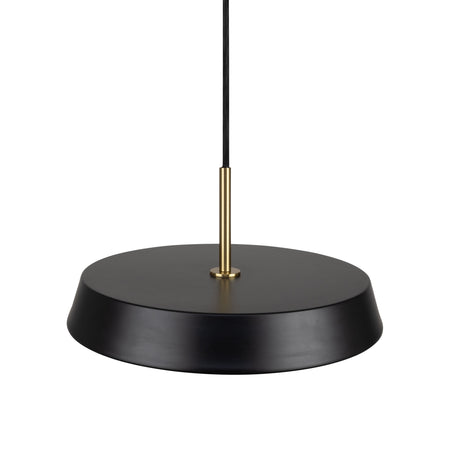 Lexi Collection 1-Light 12" Pendant Black