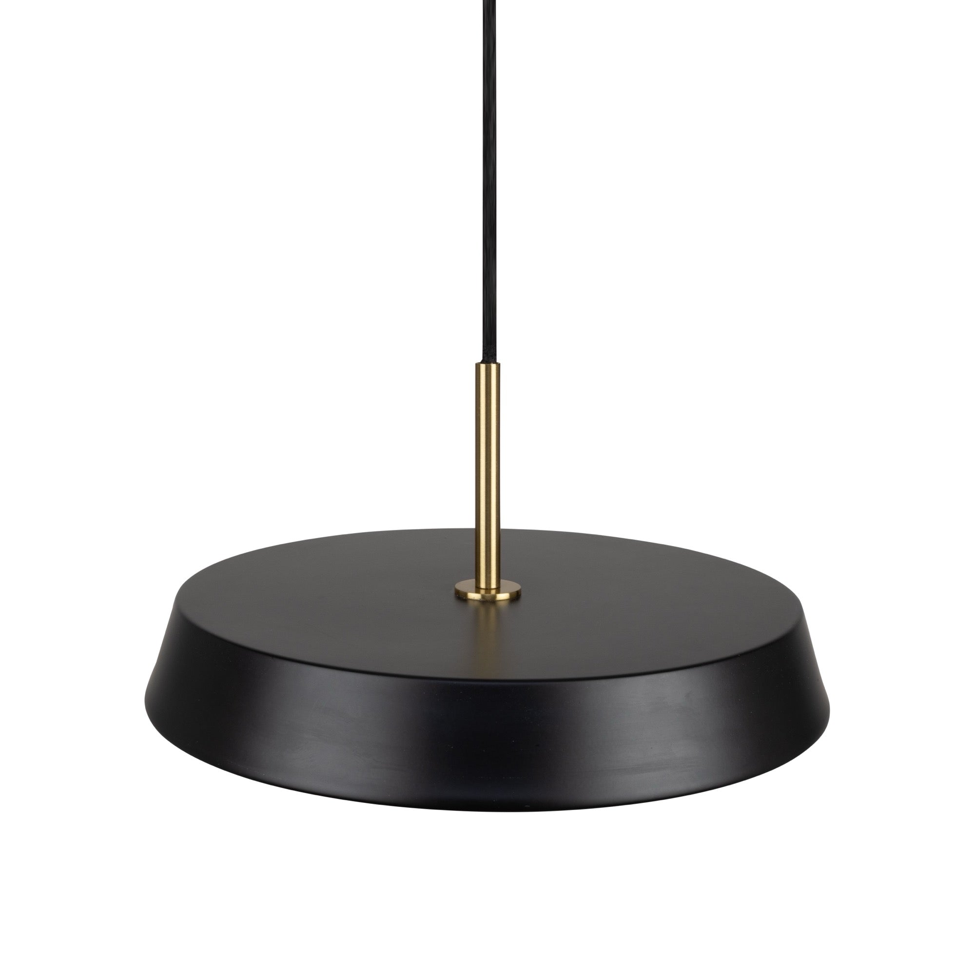 Lexi Collection 1-Light 16" Pendant Black