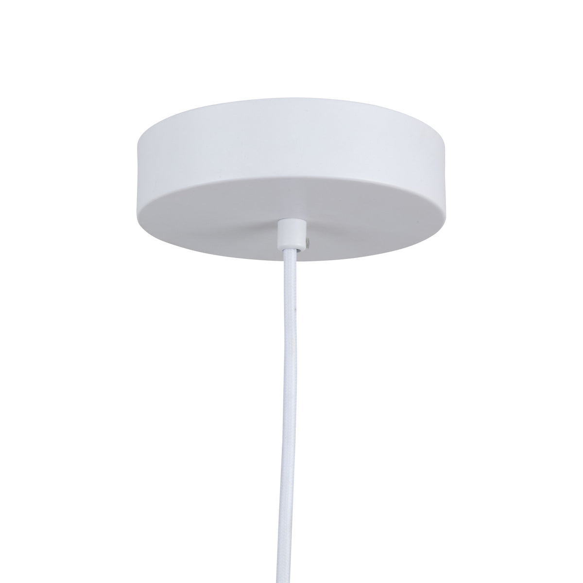 Lexi Collection 1-Light 16" Pendant White