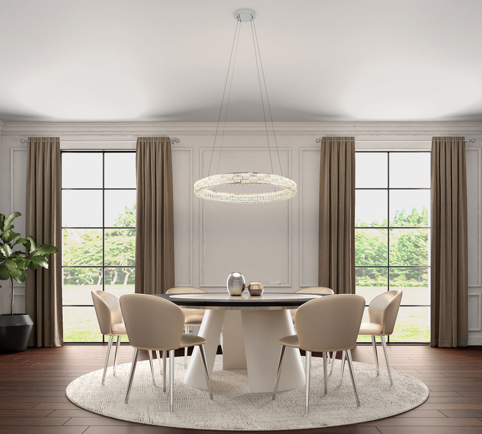 Elegance Integrated LED Chandelier 40"