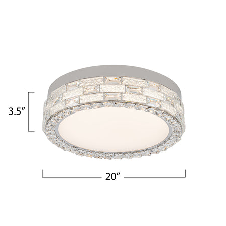 Elegance Integrated LED Flush Mount 20"