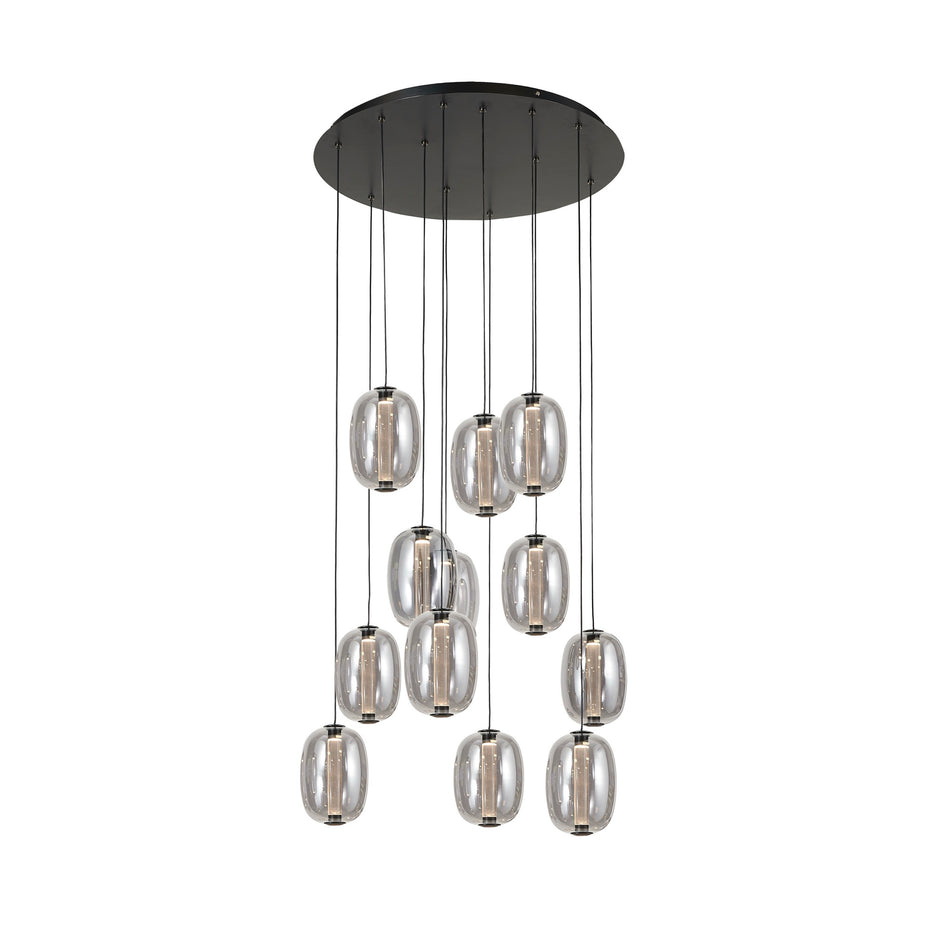 Vega Integrated LED 12 Light Chandelier