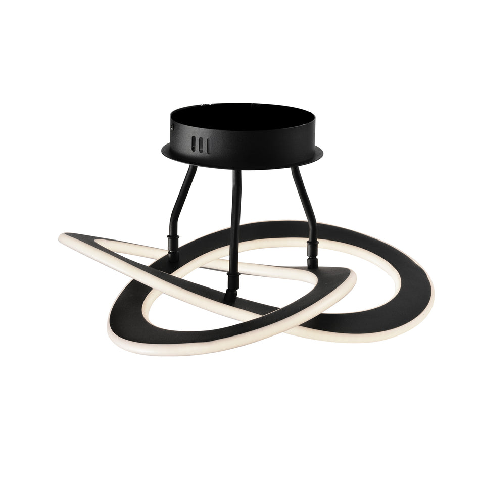 Wave 24W LED Semi-Flush Mount