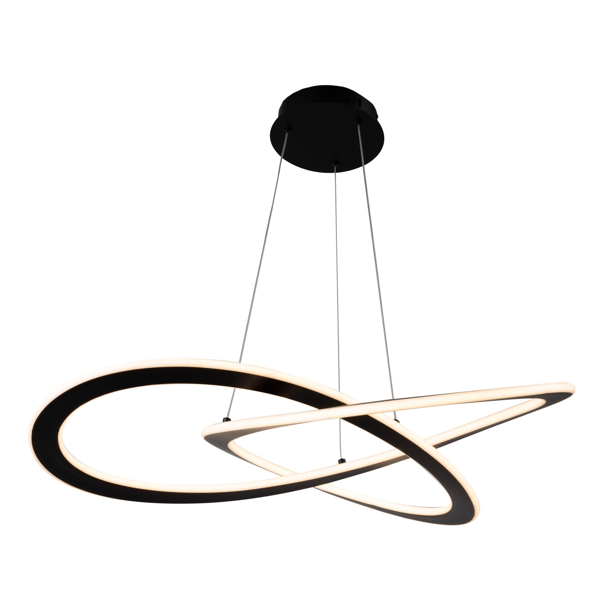 Wave Collection Integrated LED Chandelier