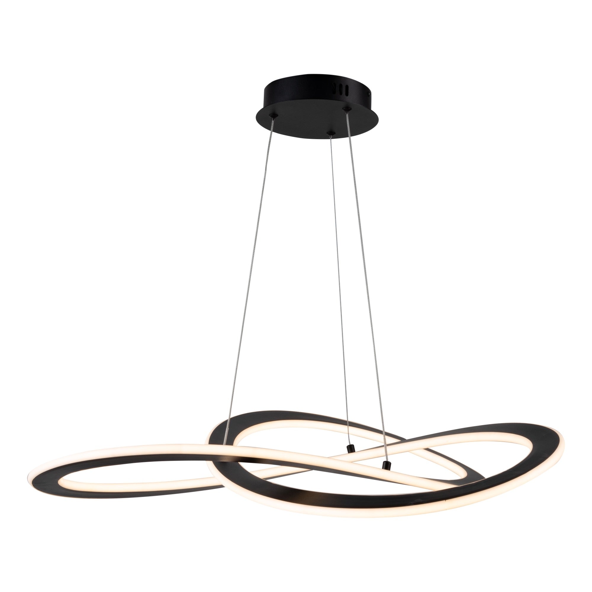 Wave Collection Integrated LED Chandelier