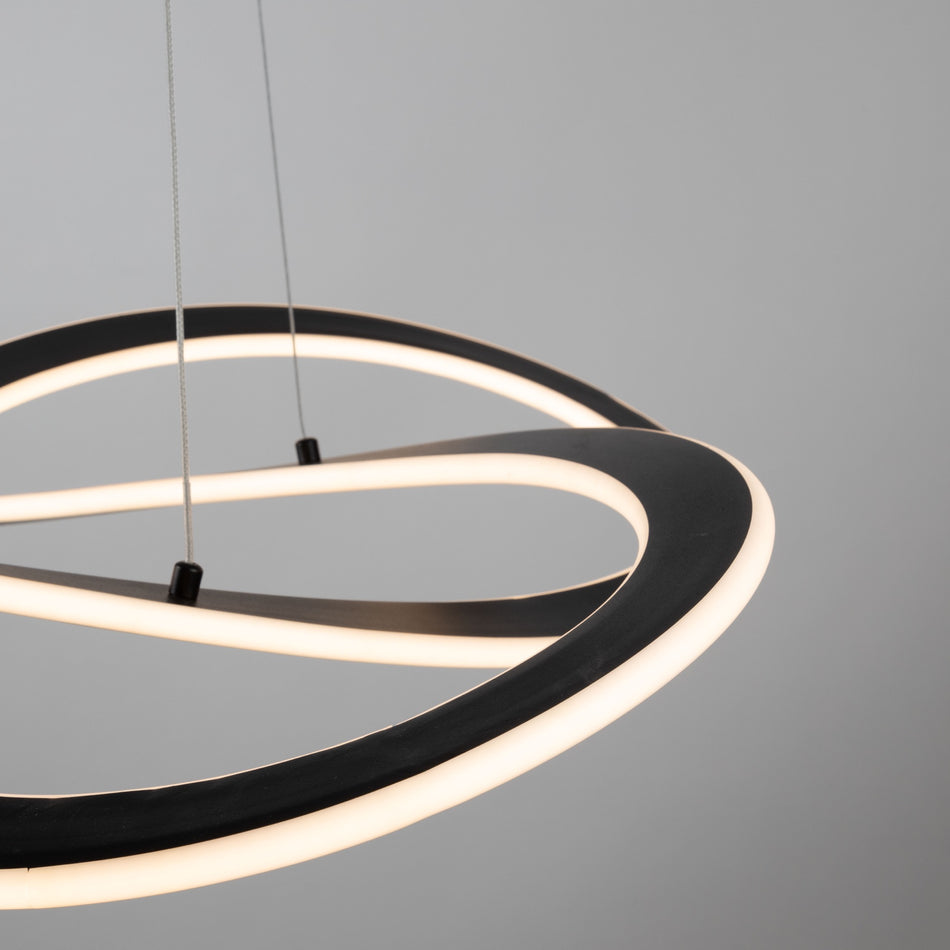 Wave Collection Integrated LED Chandelier