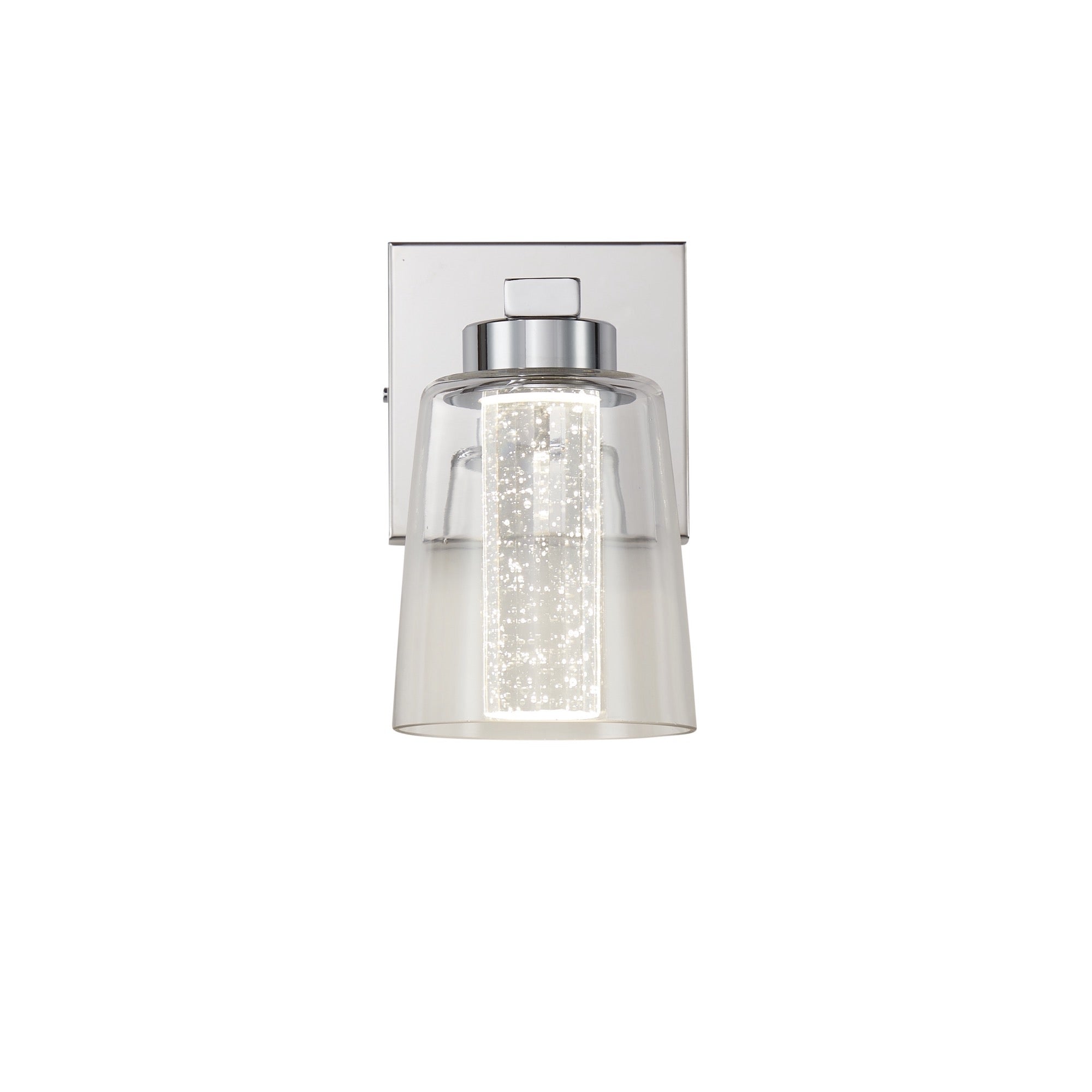 Dalton Collection 1-Light Bathroom Sconce Chrome