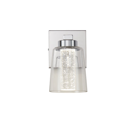 Dalton Collection 1-Light Bathroom Sconce Chrome