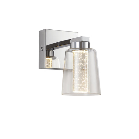 Dalton Collection 1-Light Bathroom Sconce Chrome
