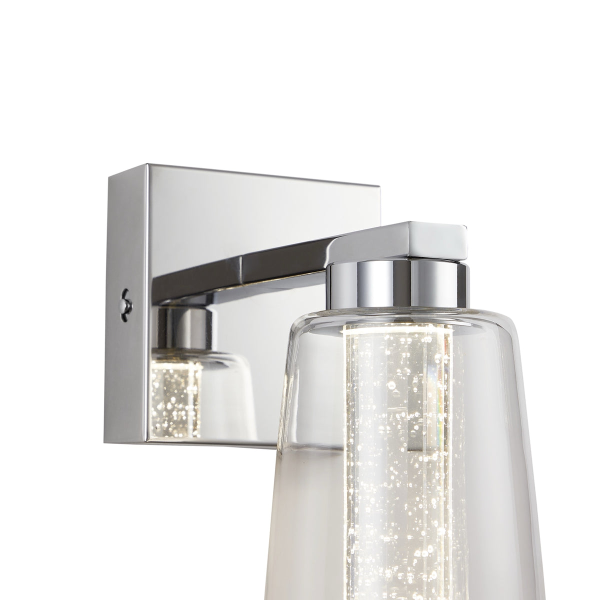 Dalton Collection 1-Light Bathroom Sconce Chrome