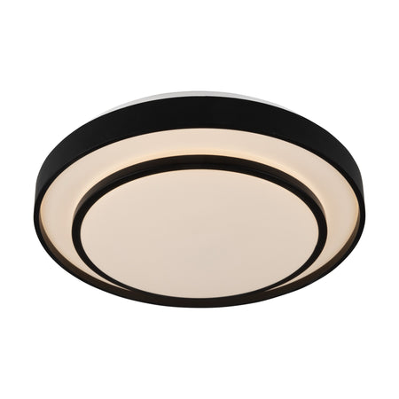 Aziza Collection 1-Light 15" Flush Mount Black