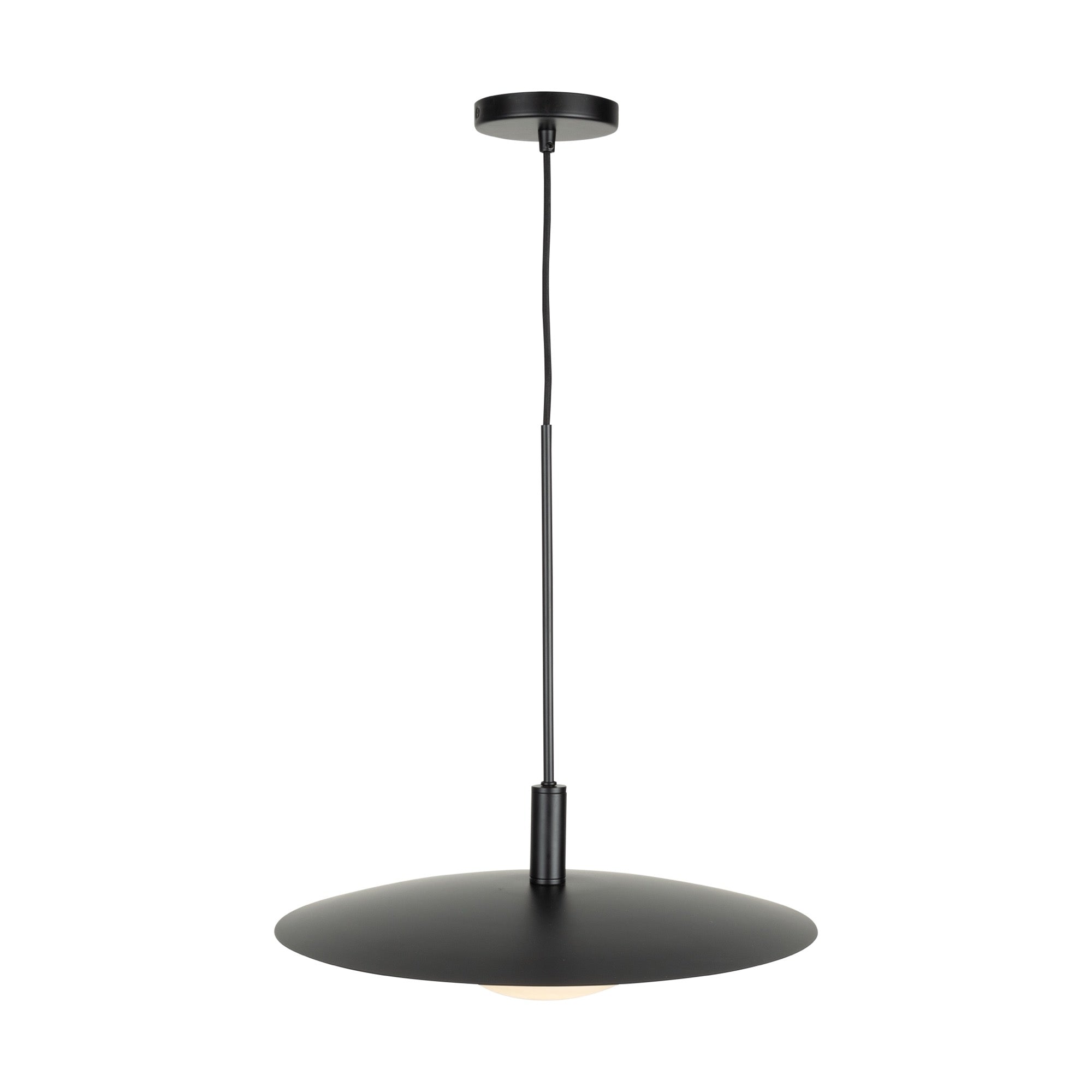Camila Collection 1-Light Pendant Black