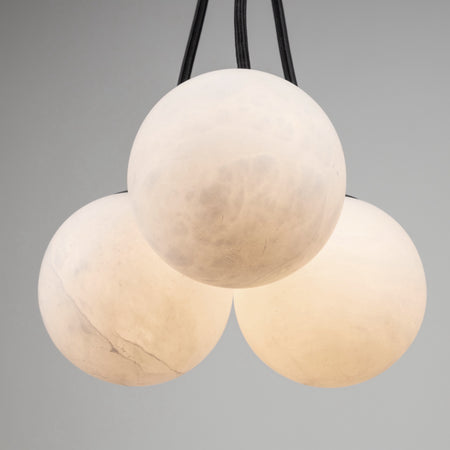 Camila Collection 3-Light Pendant Black