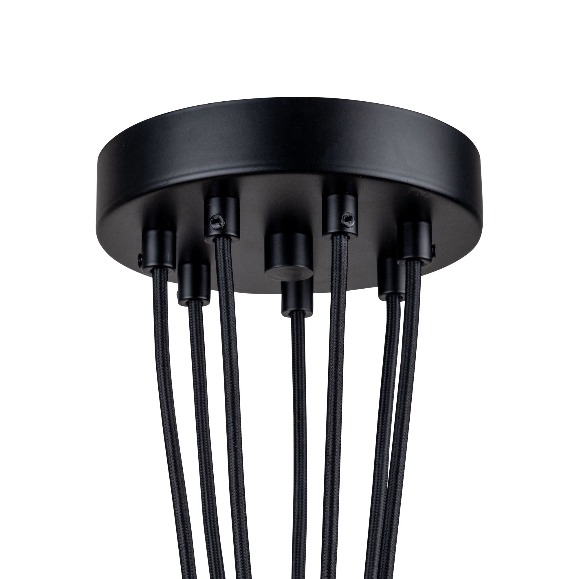 Camila Collection 7-Light Pendant Black