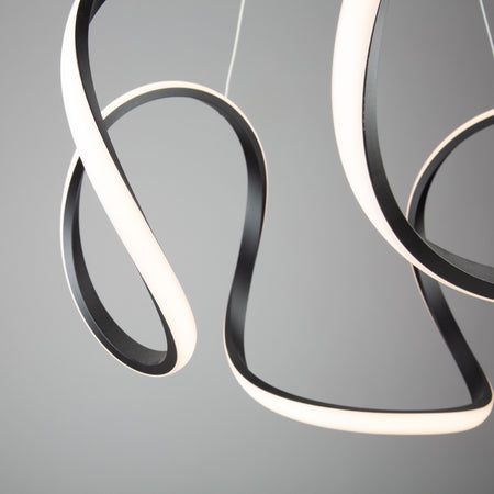 Mira 40W LED Pendant Black