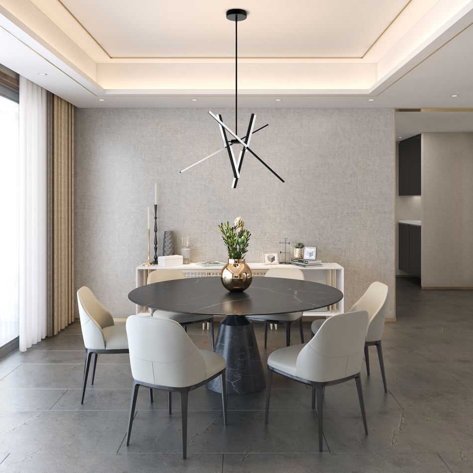 Stix - LED Pendant - Black