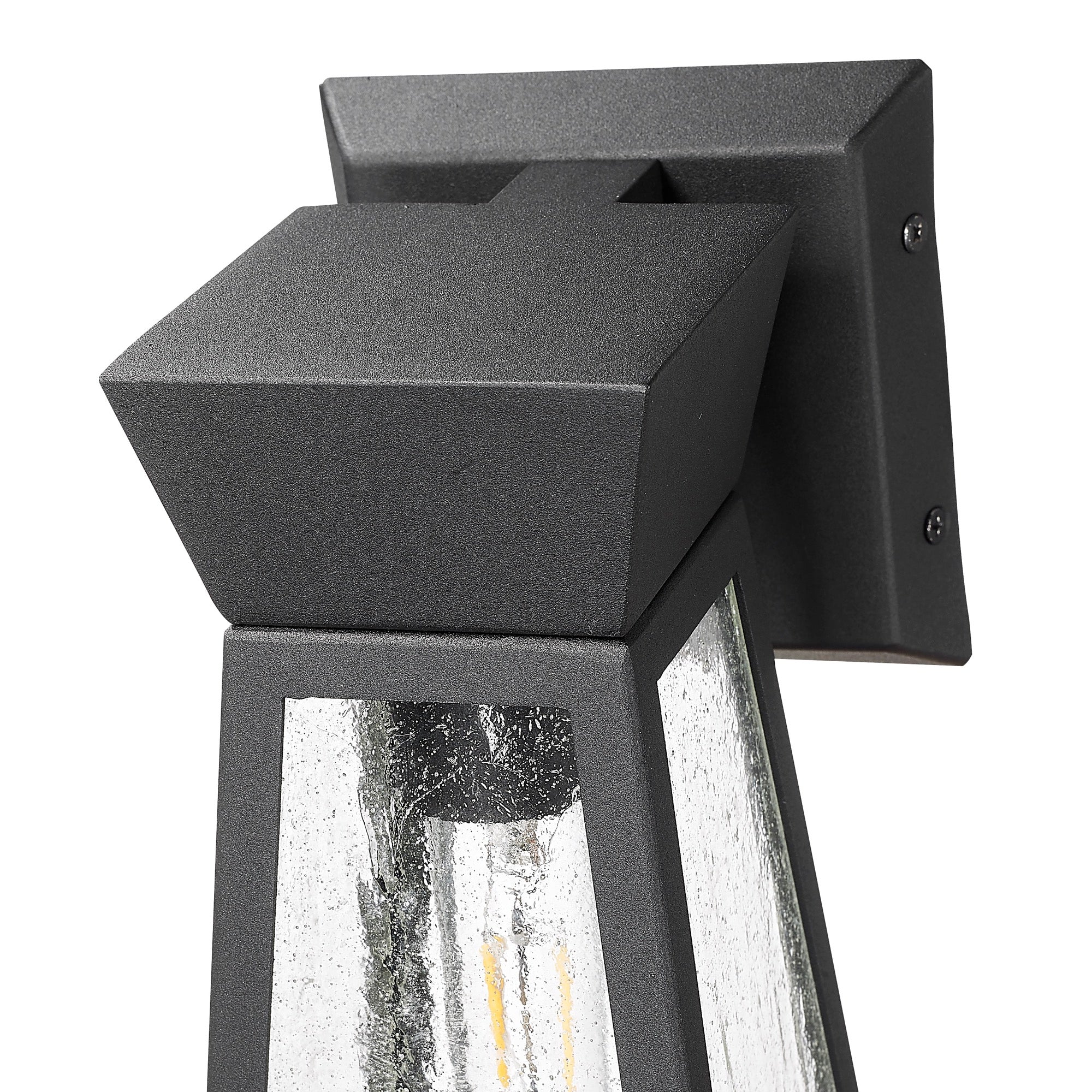 Lucian Collection 1-Light 12" Outdoor Wall Light Black