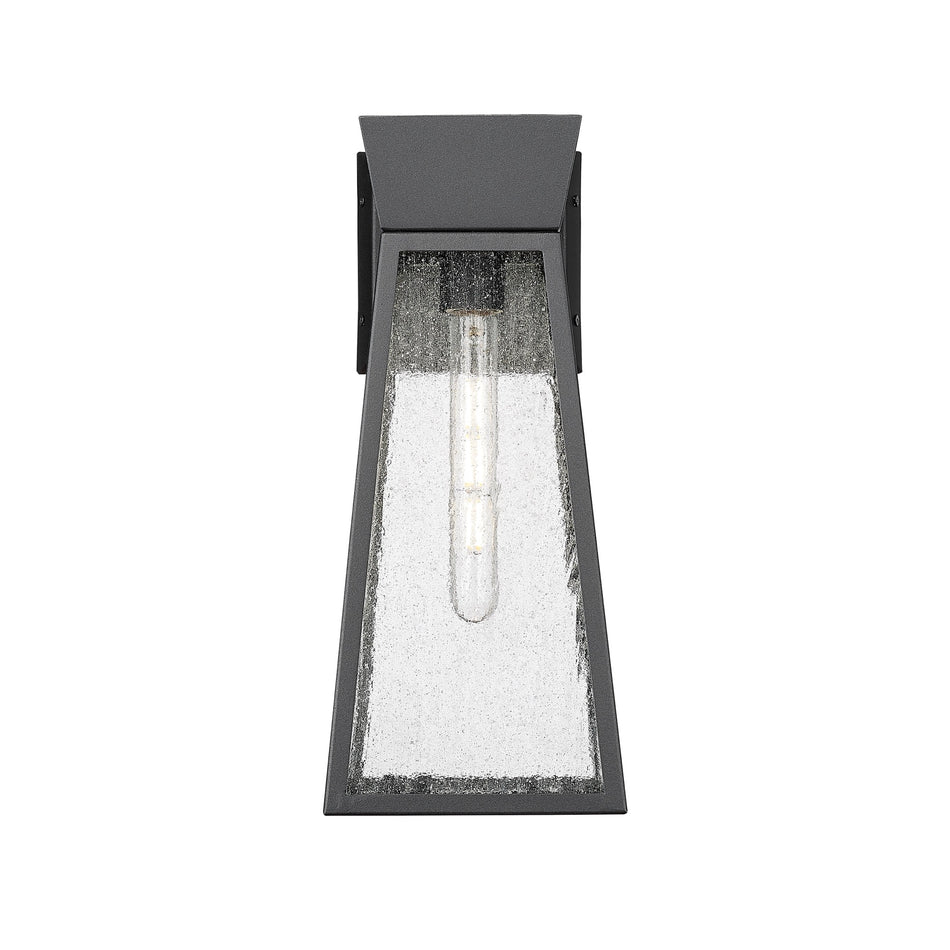 Lucian Collection 1-Light 17" Outdoor Wall Light Black