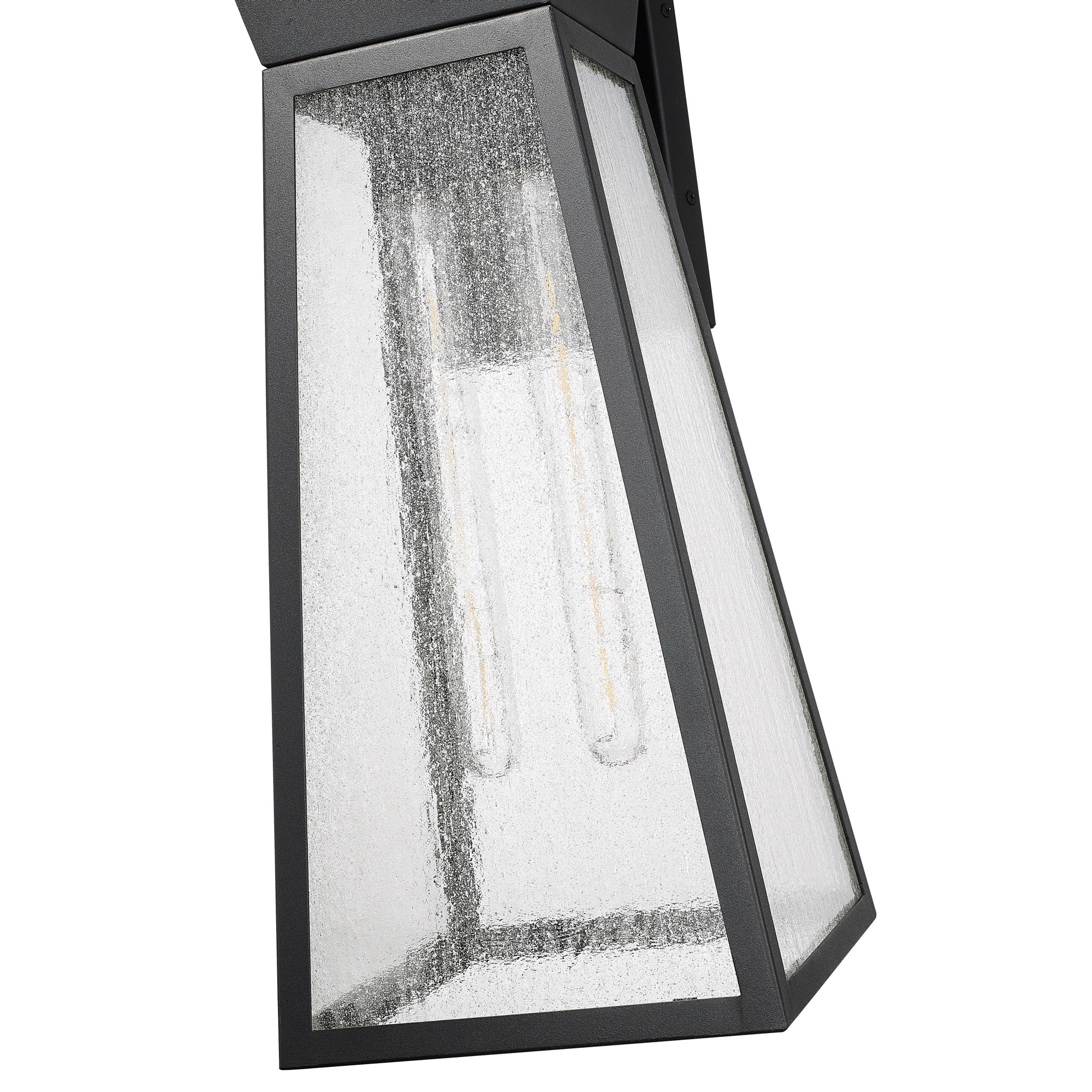 Lucian Collection 2-Light Outdoor Wall Light Black