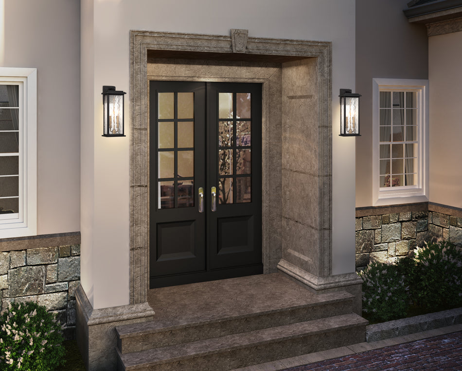 Estate 2 Light Outdoor Wall Sconce 17"