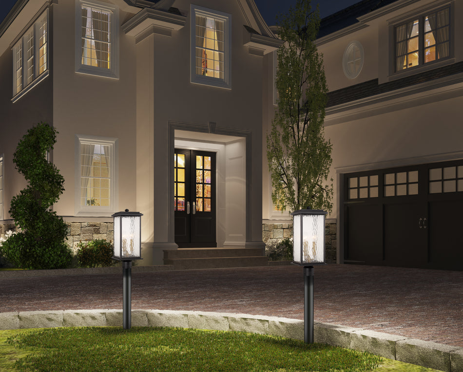 Estate 3 Light Outdoor Post Light