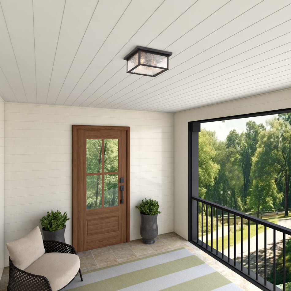 Estate 3 Light Outdoor Flush Mount