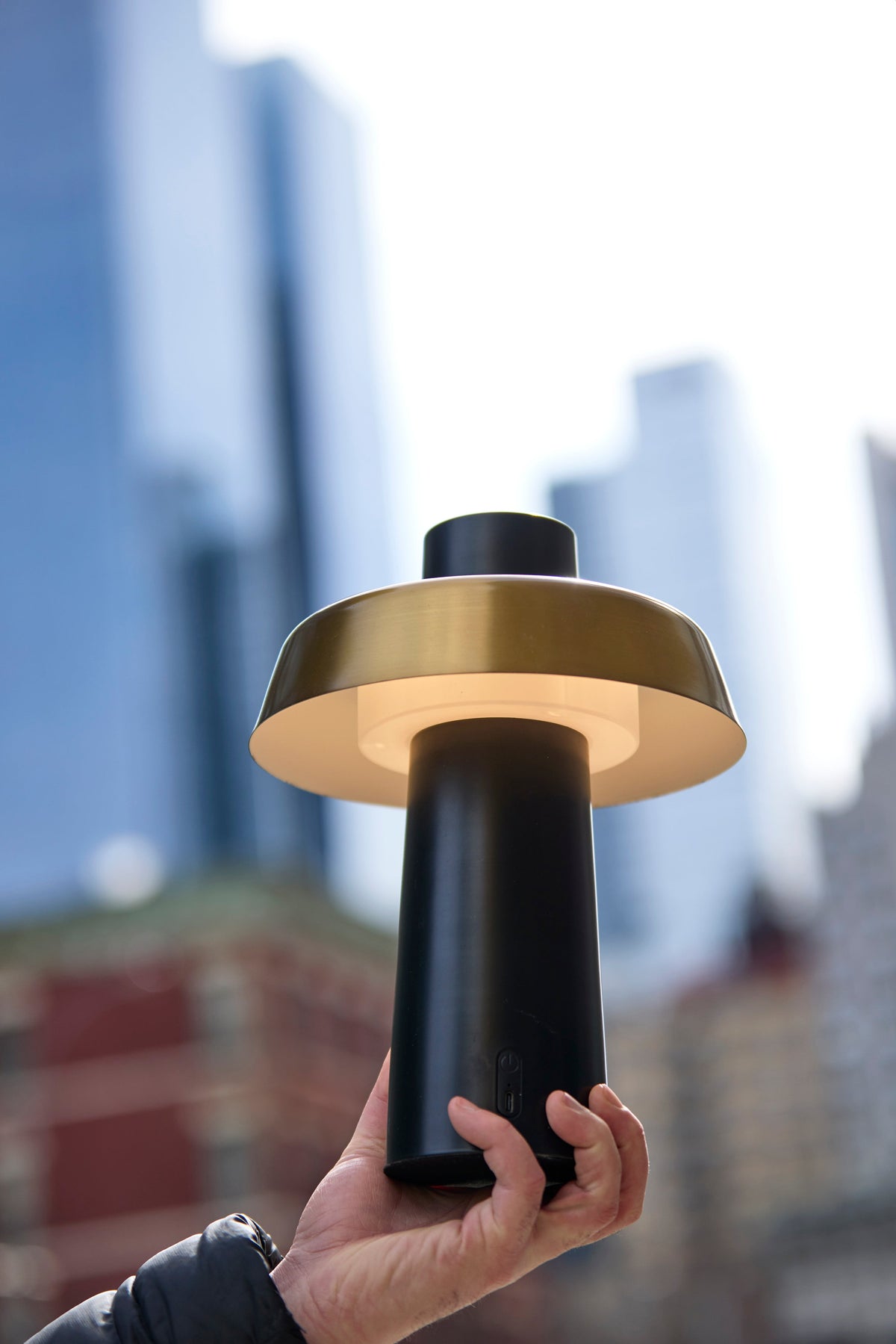 Pirlo LED Cordless Table Lamp- Black
