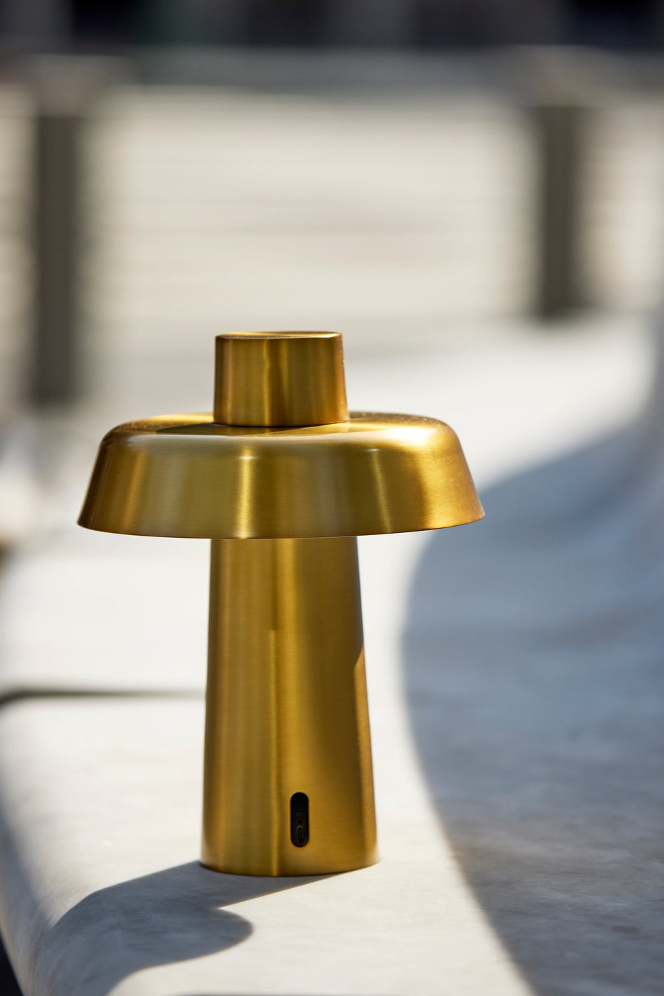 Pirlo LED Cordless Table Lamp- Antique Brass