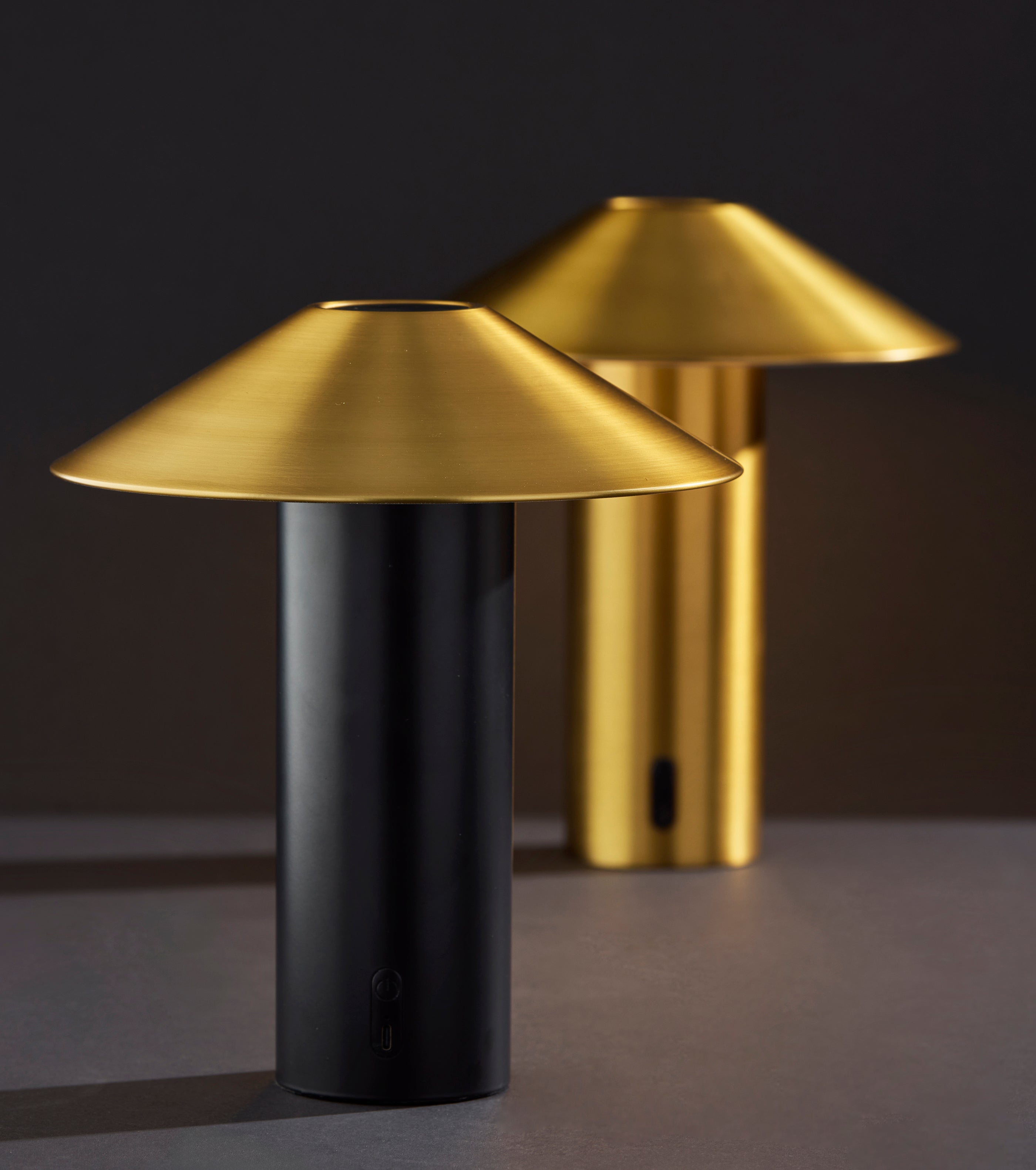 Pina LED Cordless Table Lamp- Black