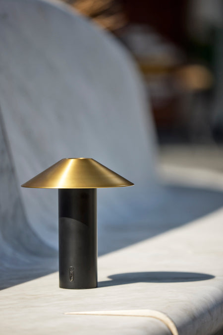 Pina LED Cordless Table Lamp- Black