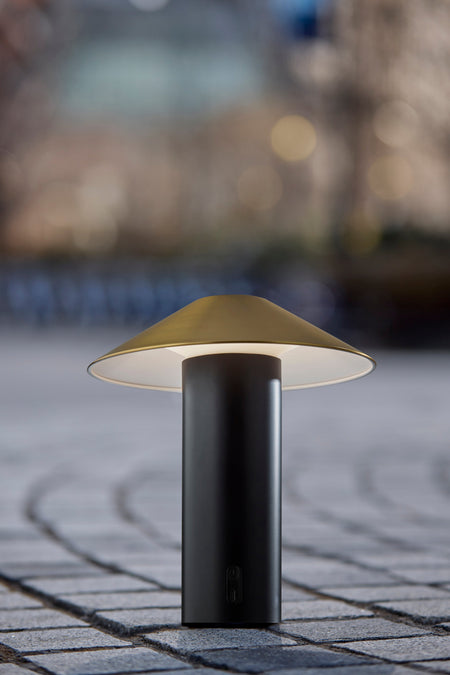 Pina LED Cordless Table Lamp- Black